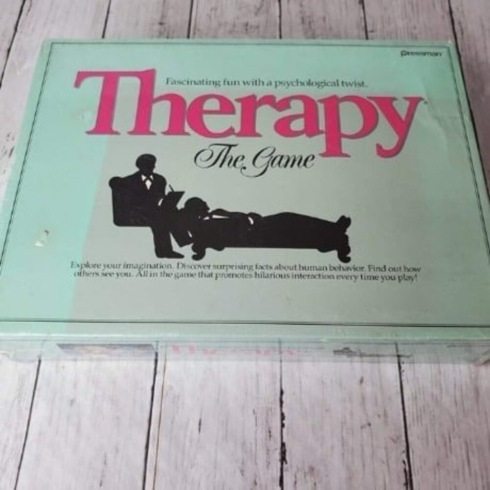 THERAPY The Game by Pressman Fun with a Psychological Twist Vintage 1986